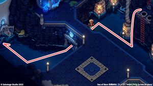 攻略チャート：アンツドロ・3階