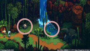 竹の渓流：宝箱