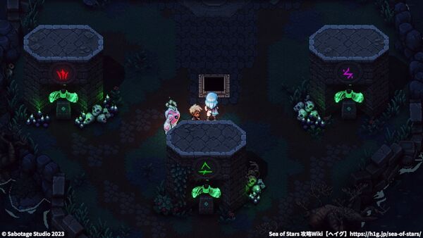 「ロマヤの隠し通路」ルーンの仕掛け