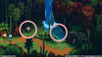 竹の渓流：宝箱