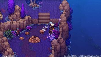 虹の巻き貝：枯れ葉あつめ