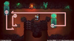 攻略チャート：風洞鉱山