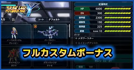 フルカスタムボーナスの画像