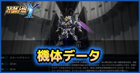 機体データの画像