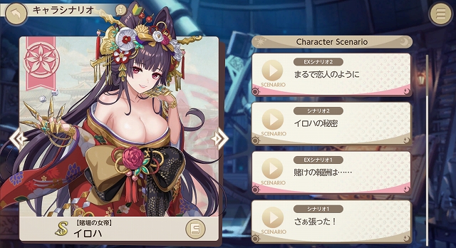 キャラシナリオ