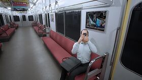 異変：カメラを構えるおじさん