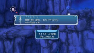 ラントの裏山 崖下