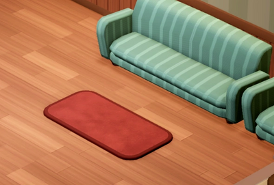 スタッフの長方形ラグ