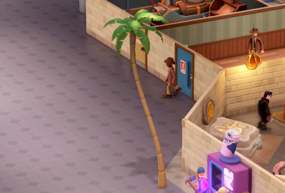 不安定なヤシの木