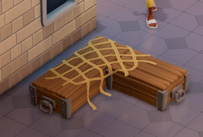 積み荷のコーナーベンチ