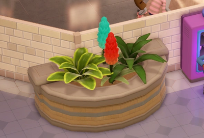 レンガのプランター