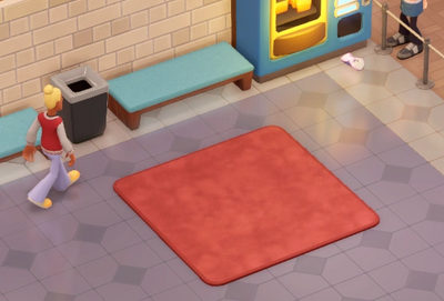 スタッフの四角形ラグ（大）