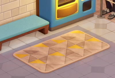 マーケティングの長方形ラグ（大）