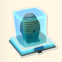 凍結したハチの巣