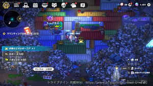 ガレキ山：残骸通路の画像