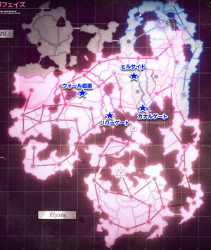 寝返る拠点一覧のマップ