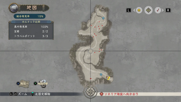 カルナック近郊のマップ