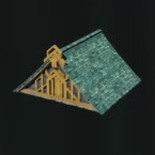 遺構風の玄関屋根