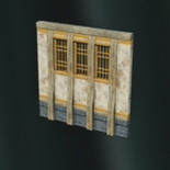 遺構風の窓枠壁B