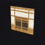 異国のドア枠壁