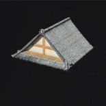 異国の玄関屋根