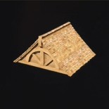 石造りの玄関屋根