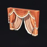 ファンシーなカーテン