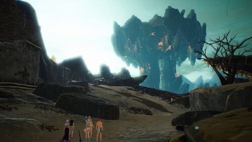 巨大な金属の街