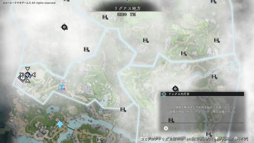ドゥクス大灯台の場所
