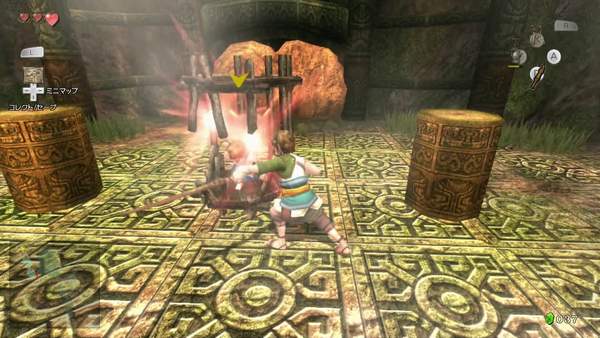 檻を壊してタロとサルを助け出す