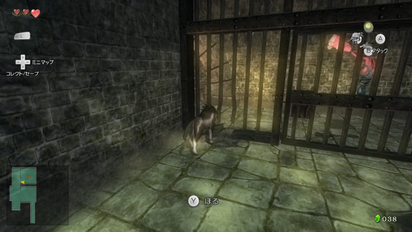 床を掘って牢屋から脱出