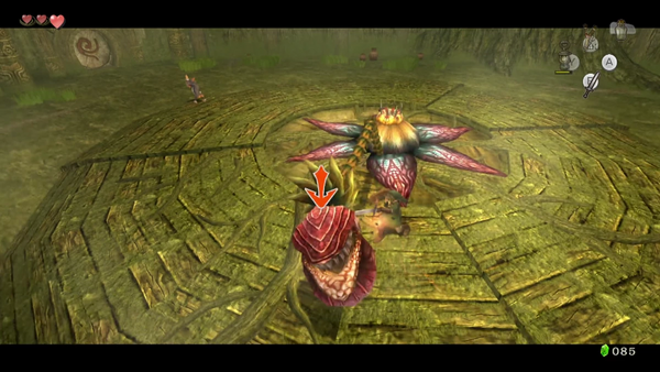 ババレシア(頭部)を倒す